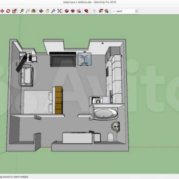 Сдается 1-комнатная квартира, 40 м²