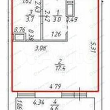 Продается 1-комнатная квартира, 27 м²