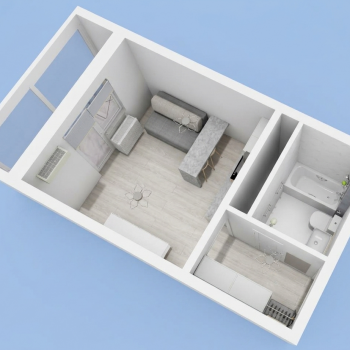 Продается 1-комнатная квартира, 24 м²