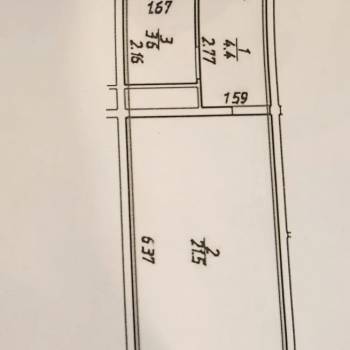 Продается 1-комнатная квартира, 29,5 м²