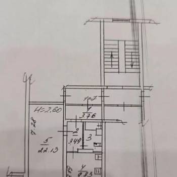 Продается 1-комнатная квартира, 43 м²