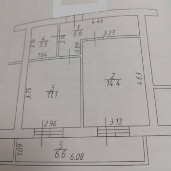 Продается 1-комнатная квартира, 35,6 м²