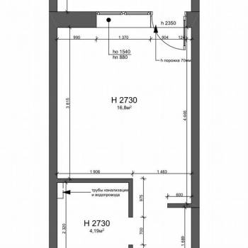Продается 1-комнатная квартира, 25 м²