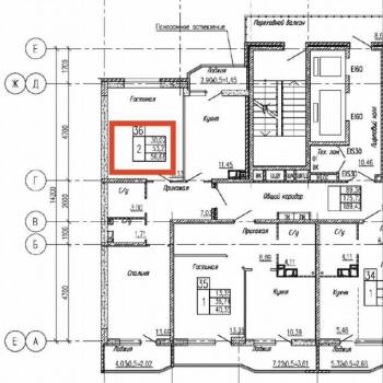 Сдается 2-х комнатная квартира, 56,7 м²
