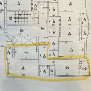 Продается 2-х комнатная квартира, 61,2 м²
