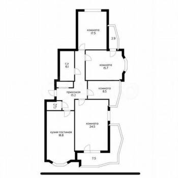 Продается Многокомнатная квартира, 130 м²
