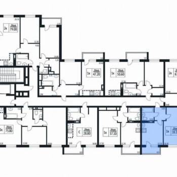 Продается 1-комнатная квартира, 39,5 м²