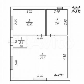 Продается Дом, 50 м²