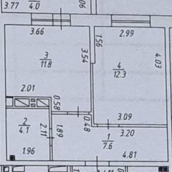 Продается 1-комнатная квартира, 35,8 м²