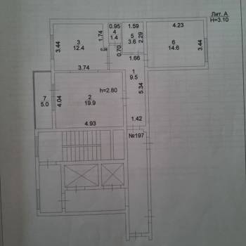 Продается 2-х комнатная квартира, 61,4 м²