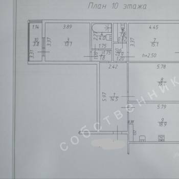 Продается 3-х комнатная квартира, 90 м²