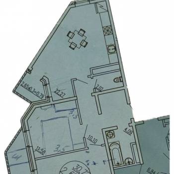 Продается 2-х комнатная квартира, 71,5 м²