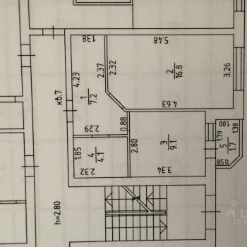 Продается 1-комнатная квартира, 38,9 м²