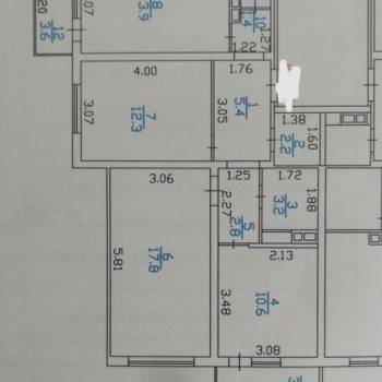 Продается 3-х комнатная квартира, 71,2 м²