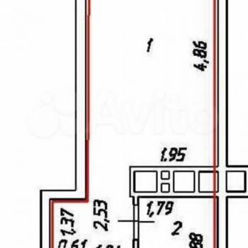 Продается 1-комнатная квартира, 21,7 м²