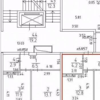 Продается 1-комнатная квартира, 41 м²
