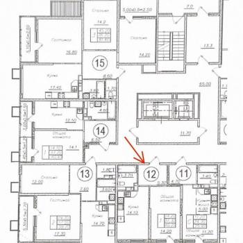 Продается 1-комнатная квартира, 43,9 м²