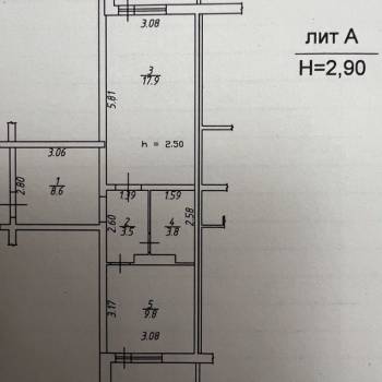 Продается 1-комнатная квартира, 43,6 м²