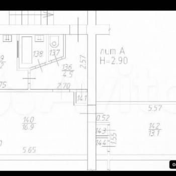 Продается 2-х комнатная квартира, 44,5 м²