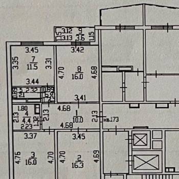 Продается 3-х комнатная квартира, 77 м²