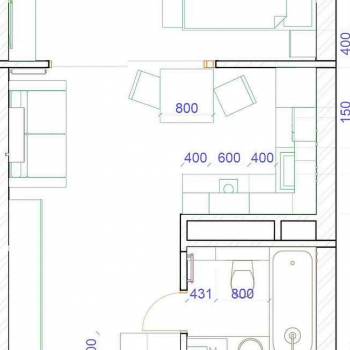 Сдается 1-комнатная квартира, 30 м²