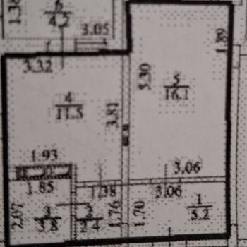 Продается 1-комнатная квартира, 41 м²
