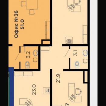 Продается Нежилое помещение, 73 м²
