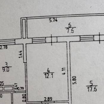 Продается 2-х комнатная квартира, 50,4 м²