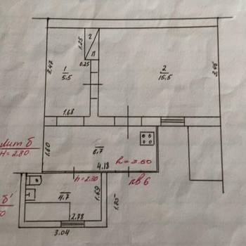 Продается 2-х комнатная квартира, 33 м²