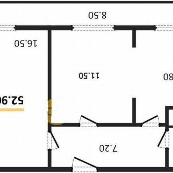 Продается 2-х комнатная квартира, 57,2 м²