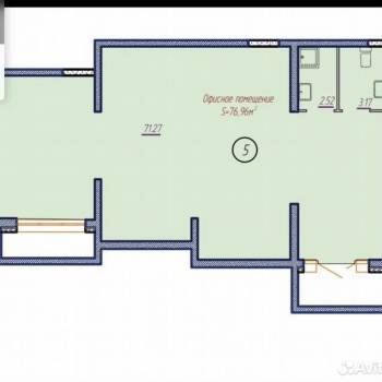 Продается Нежилое помещение, 72 м²
