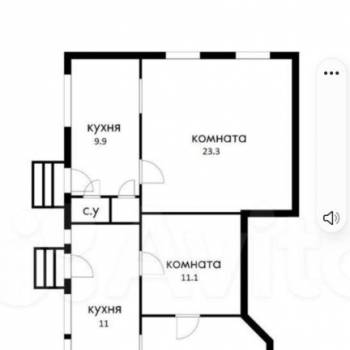 Продается 3-х комнатная квартира, 78 м²