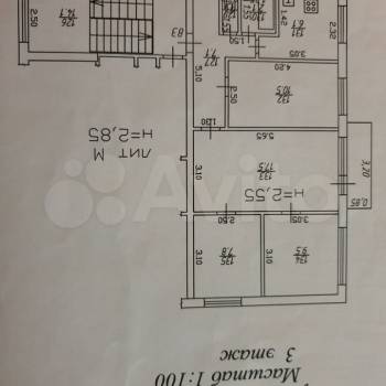 Продается Многокомнатная квартира, 63 м²