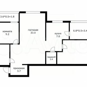 Продается 3-х комнатная квартира, 78,3 м²