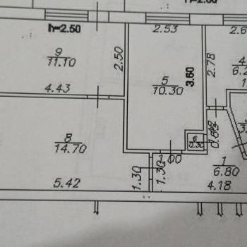 Продается 3-х комнатная квартира, 52,4 м²