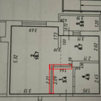 Продается 1-комнатная квартира, 33,4 м²