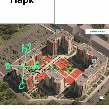 Продается 2-х комнатная квартира, 54,8 м²