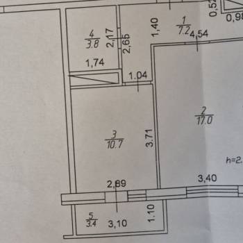 Продается 1-комнатная квартира, 38,7 м²