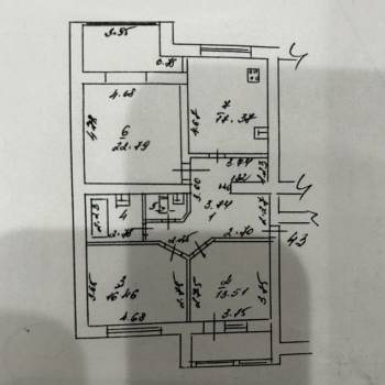 Продается 3-х комнатная квартира, 102 м²