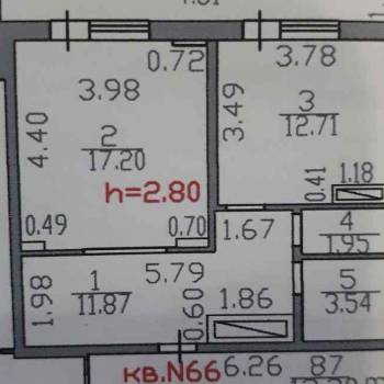 Сдается 1-комнатная квартира, 47 м²