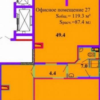 Сдается Нежилое помещение, 118,7 м²