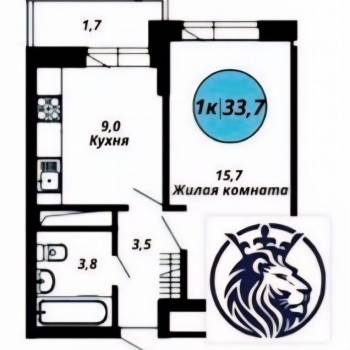 Сдается 1-комнатная квартира, 32 м²