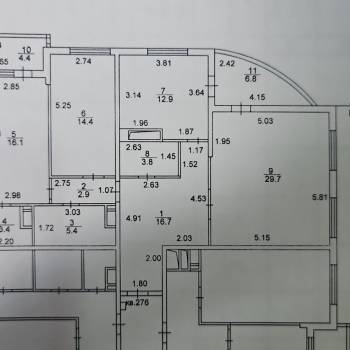 Продается 3-х комнатная квартира, 116,5 м²