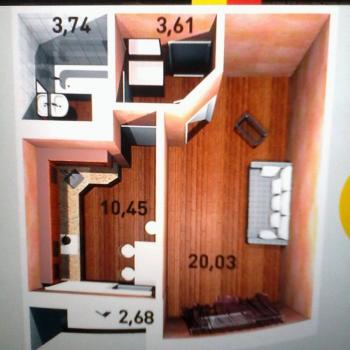 Продается 1-комнатная квартира, 40 м²