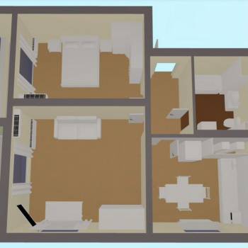 Продается 2-х комнатная квартира, 58,4 м²