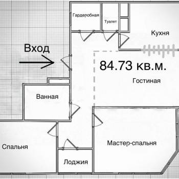 Продается 3-х комнатная квартира, 81,8 м²