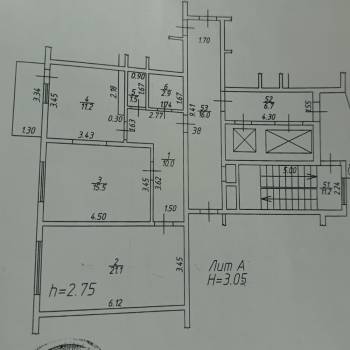 Продается 2-х комнатная квартира, 62 м²
