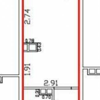 Продается 1-комнатная квартира, 20,9 м²