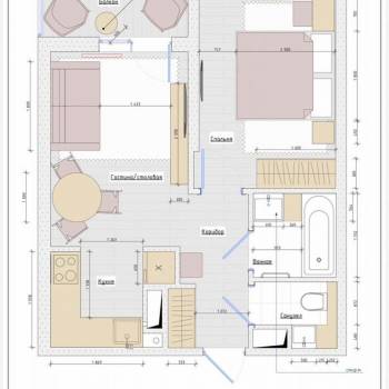 Сдается 1-комнатная квартира, 37,6 м²