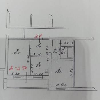Продается 2-х комнатная квартира, 50,1 м²